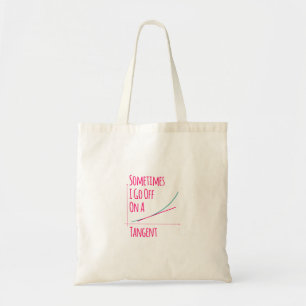 Tote Bag Parfois, je pars avec un professeur de mathématiq