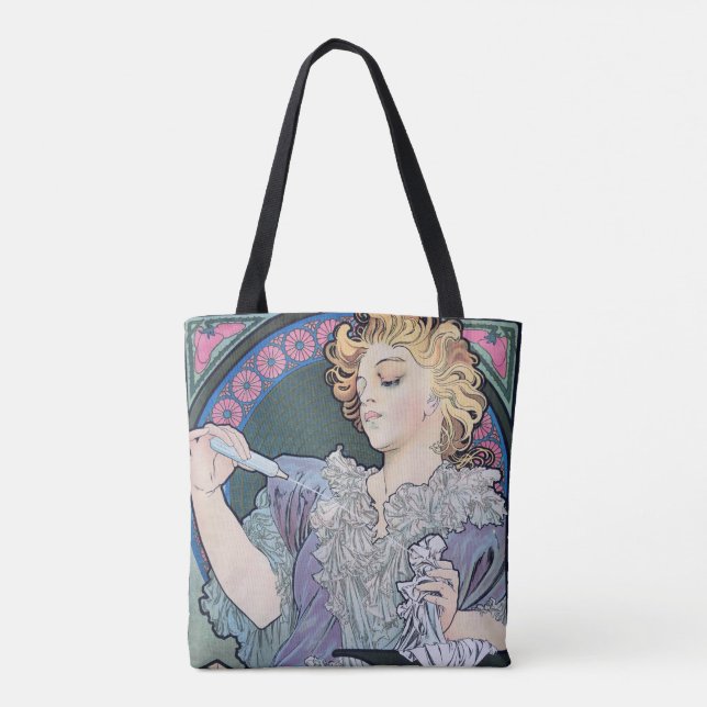 Tote Bag Parfum, Alphonse Mucha (Dos)
