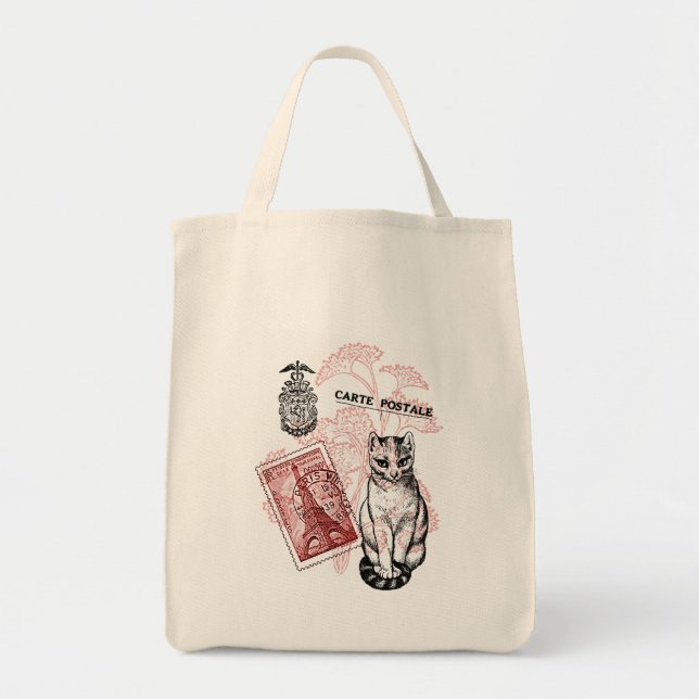 Tote Bag Paris Cat (Devant)