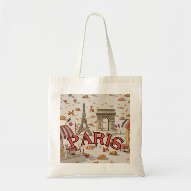 Tote Bag Paris et Paris (Devant)