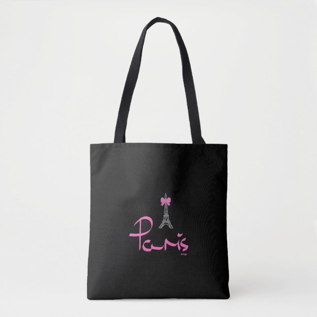 Tote Bag Paris, France, Tour Eiffel, Moderne (Devant)