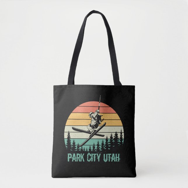 Tote Bag Park city Utah vintage (Devant)