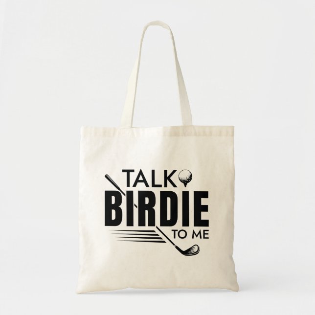 Tote Bag Parle Birdie à moi (Devant)