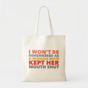 Tote Bag Parlez de votre déclaration de vérité