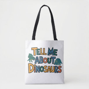 Tote Bag Parlez-moi des dinosaures
