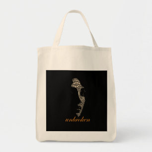 Tote Bag Parole Inspirante Femme Inébranlable 