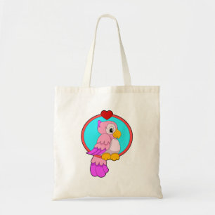 Tote Bag Parrot au coeur