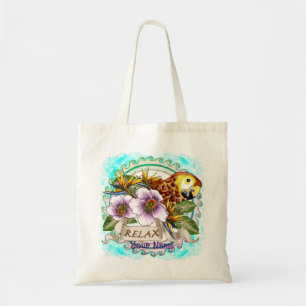 Tote Bag Parrot Relax