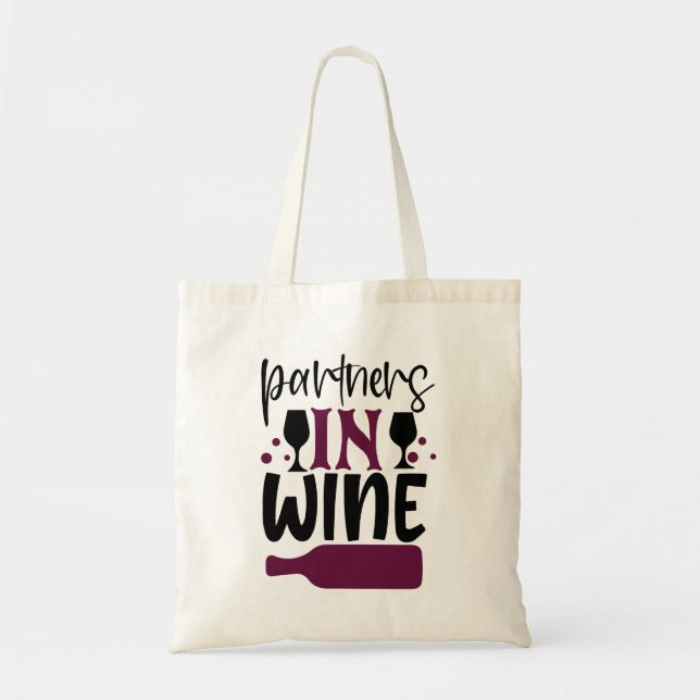Tote Bag Partenaires Dans Le Vin (Devant)