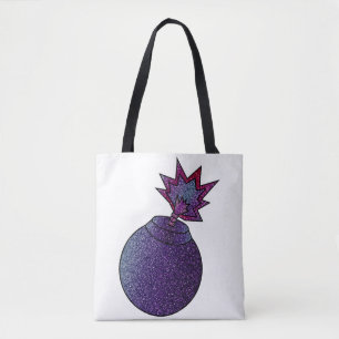 Tote Bag Parties scintillant Bombe Galaxie