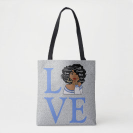 Tote Bag Parties scintillant d'argent de la reine africaine