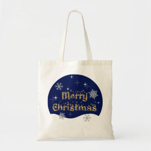 Tote Bag Parties scintillant de Noël simple et élégante