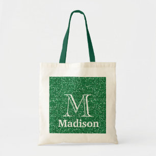 Tote Bag Parties scintillant d'or fausse personnalisation m