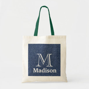 Tote Bag Parties scintillant d'or fausse personnalisation m