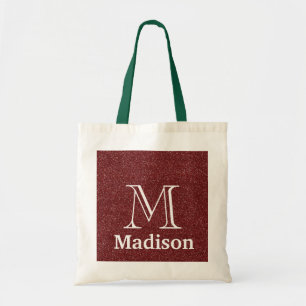 Tote Bag Parties scintillant d'or fausse personnalisation m