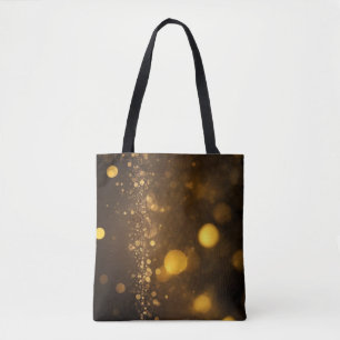 Tote Bag Parties scintillant dorée brillante et étincelante