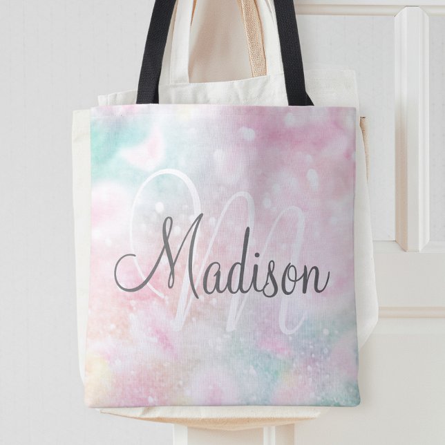 Tote Bag Parties scintillant glamour rose Joli Motif (Créateur téléchargé)