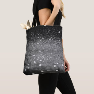 Tote Bag Parties scintillant grise