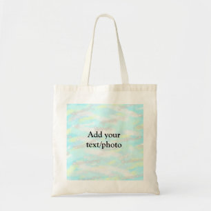 Tote Bag Parties scintillant pastel simple coloré ajouter v