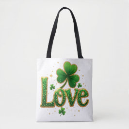 Tote Bag Parties scintillant St. Patrick's Day Design