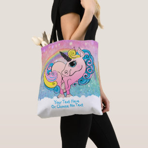 Tote Bag Parties scintillantes bleues pourpres d'Ombre