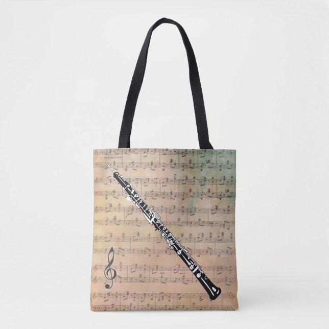 Tote Bag Partition vintage Avec Bois (Devant)