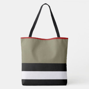 Tote Bag Partout copie grand Fourre-tout - rayure rouge