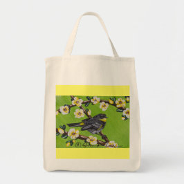 Tote Bag Paruline à gorge jaune ~ Printemps