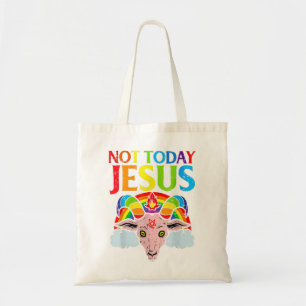 Tote Bag Pas aujourd'hui Satan Jésus contre Satan en T-Shi