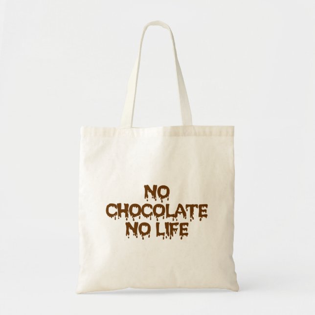 TOTE BAG PAS DE CHOCOLAT PAS DE VIE (Devant)