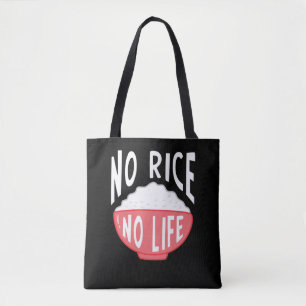 Tote Bag Pas de riz sans vie Le bol de riz asiatique dépen