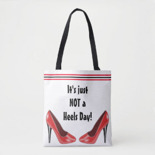 Tote Bag Pas de talons aujourd'hui
