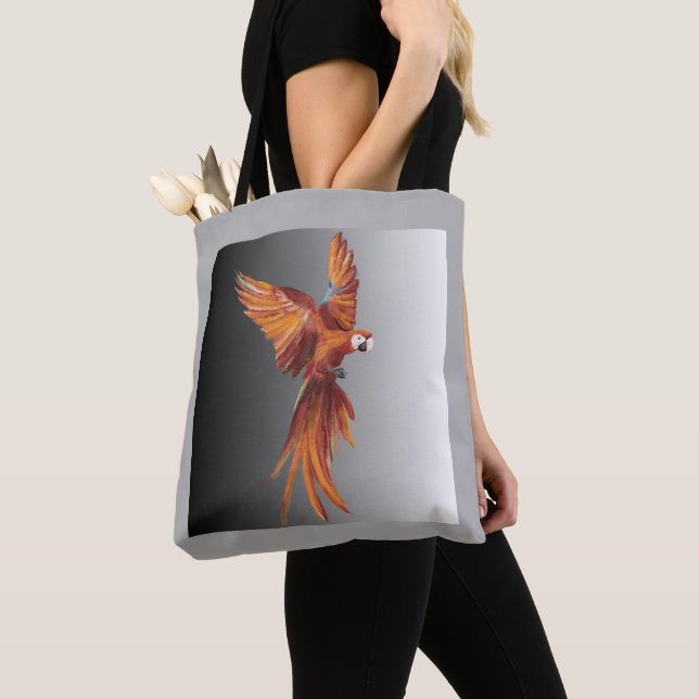 Tote Bag Passaro Vermelho (De près)