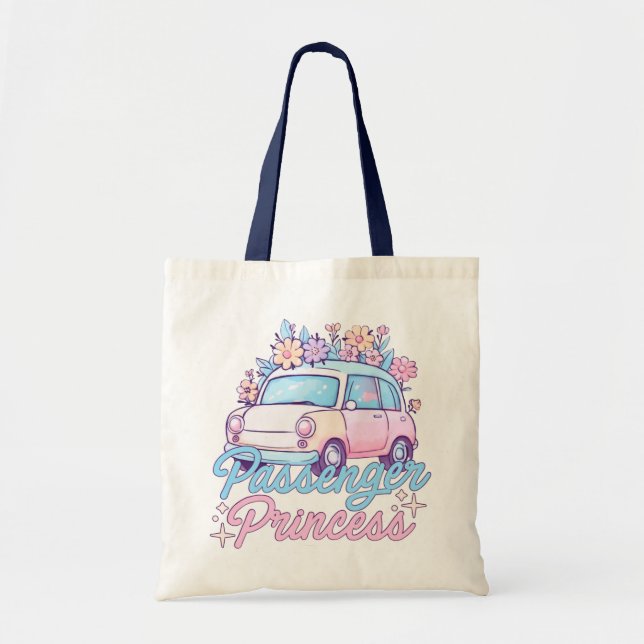 Tote Bag Passenger Princess Car Whimsical (Devant)