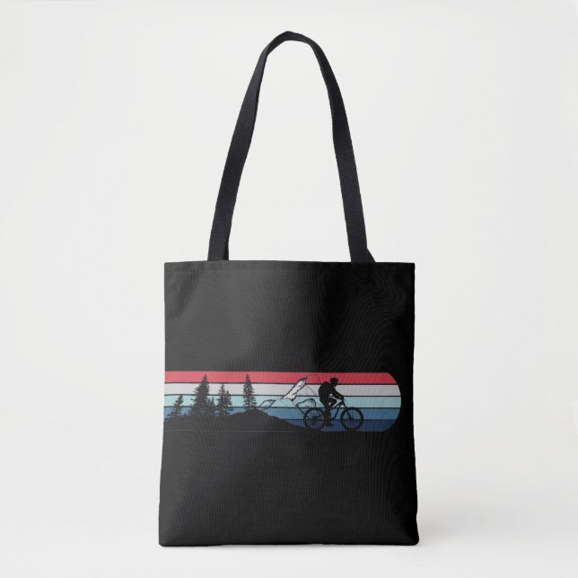Tote Bag passionné de VTT (Devant)