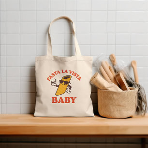 Tote Bag Pasta La Vista Drôle   Épicerie italienne pour pet