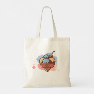 Tote Bag Pastel Aesthetic Été Aquarelle