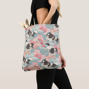 Tote Bag Pastel Chiyogami Shih Tsu Chien Motif