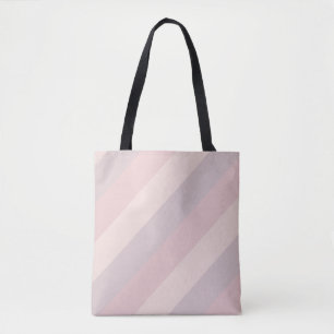 Tote Bag Pastel Colors Élégant rose violet crème Modèle