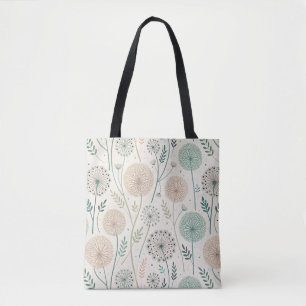 Tote Bag Pastel Dandelion Dreams - Flore lunaire (2)