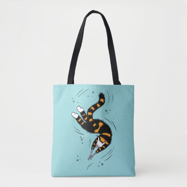 Tote Bag Pastel Goth Chat Skeleton (Devant)