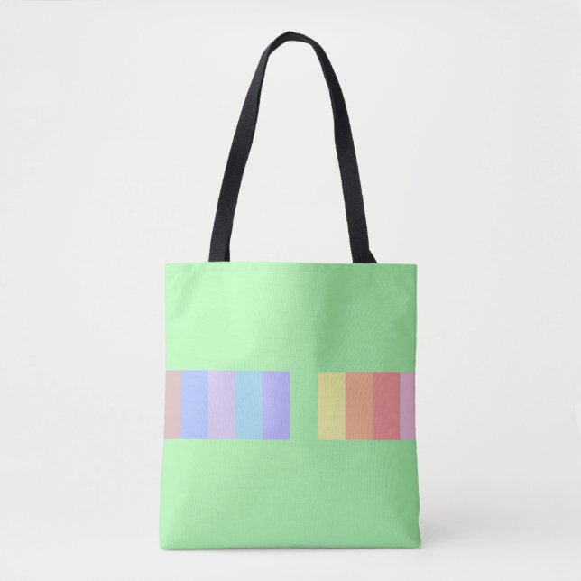 Tote Bag Pastel Lime Green (Devant)
