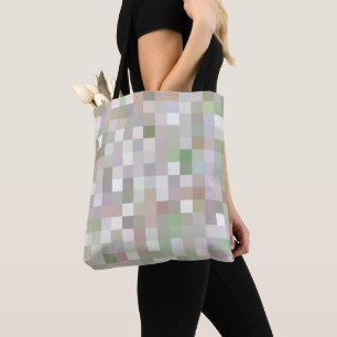 Tote Bag Pastel Multicolore Motif