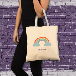 Tote Bag Pastel Rainbow