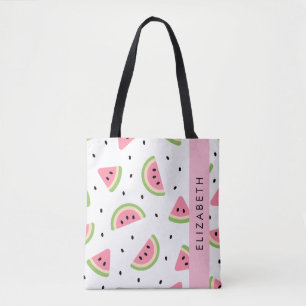 Tote Bag Pastèque Rose, Pâtes De Pâques, Votre Nom