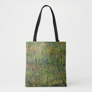 Tote Bag Pasture en fleurs par Vincent van Gogh