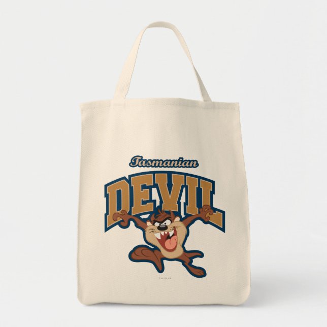 Tote Bag Patch de diable de Tasmanie TAZ™ (Devant)