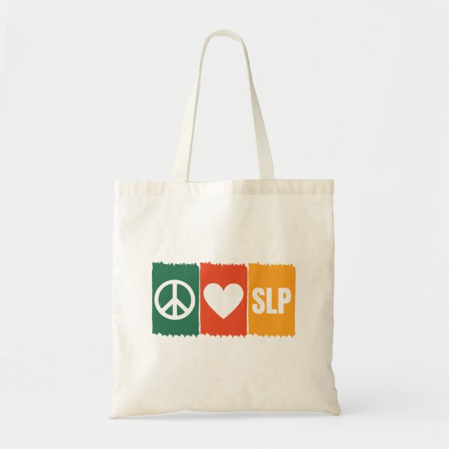 Tote Bag Pathologiste du discours de l'amour pour la paix (Devant)