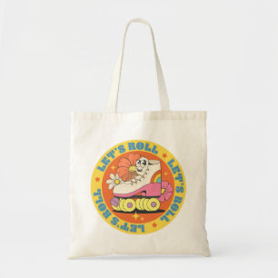 Tote Bag Patin à roulettes rétro