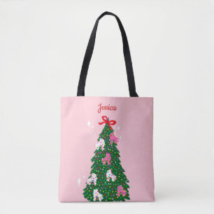 Tote Bag Patinage de Noël de Noël de Noël de Noël de Noël P